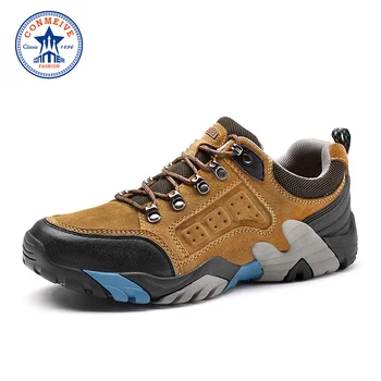 

Limited Winter Outdoor Hiking Shoes Men Slip-on Boots Trekking Genuine Leather Climbing for Mens Warm Sneakers Sport Hunting
