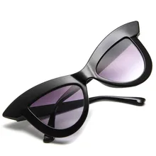 Оправа для очков, солнцезащитные очки для женщин, кошачий глаз, винтажные классические пластиковые велосипедные солнцезащитные очки для мужчин, AC Lens Gafas De Sol Mujer