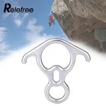 На открытом воздухе Альпинизм спусковое устройство Спусковая веревка рога 8-образных уплотнительных кольца замедление инструменты