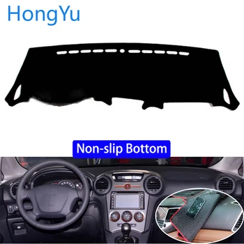 

For kia carens 2007 - 2011 Car Styling Non-Slip Bottom Covers Dashmat Dash Mat Sun Shade Dashboard Cover Capter