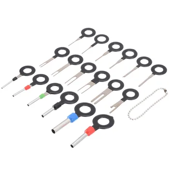 

Wholesale 18Pcs Terminal Removal Key Wiring Crimp Connector Removal Key Tool Kit Universal For Car Truck Home Repairing