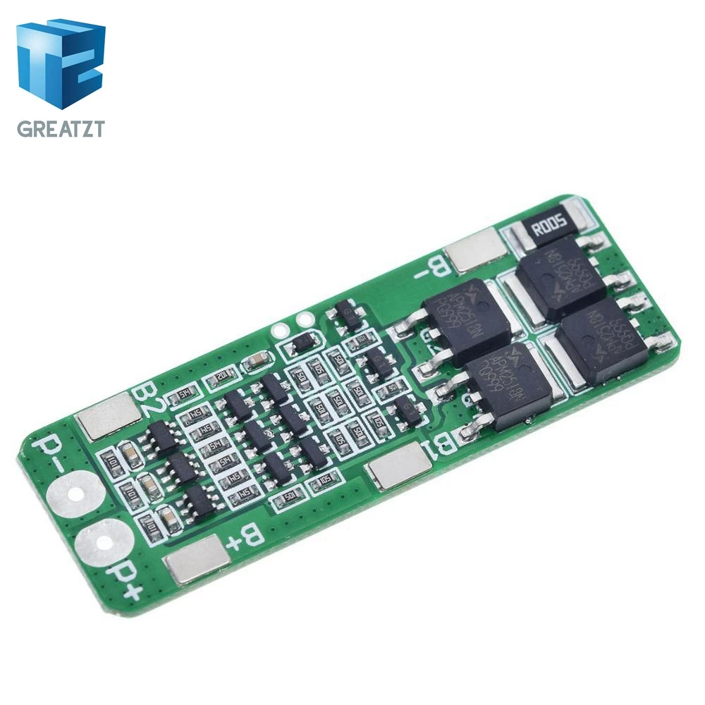 GREATZT 3S 20A литий ионная литиевая батарея 18650 зарядное устройство PCB BMS Защитная
