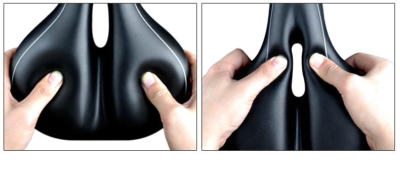 EasyDo Bike Saddle For Bicycle Hollow MTB Bike Cushion One-Piece Thicken Foam Saddle Comfortable Cycling Accessories Part