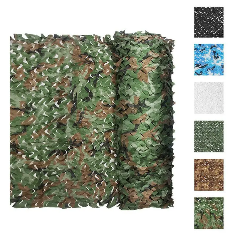 

2*3M Camouflage net Camo Outdoor Hunting Camping Military Tent Shade Woodland Sun Shelter Jungle Blinds Car-covers Net