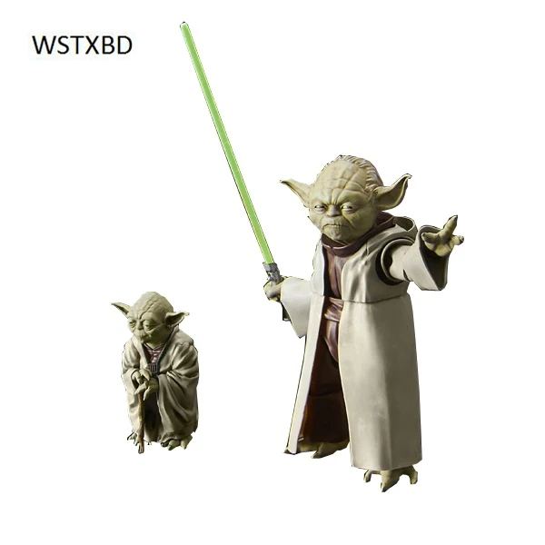 WSTXBD Original BANDAI Star Wars SW Figure-Rise 1/6 Scale Yoda PVC Figure Model Dolls Toys Figurals Brinquedoas