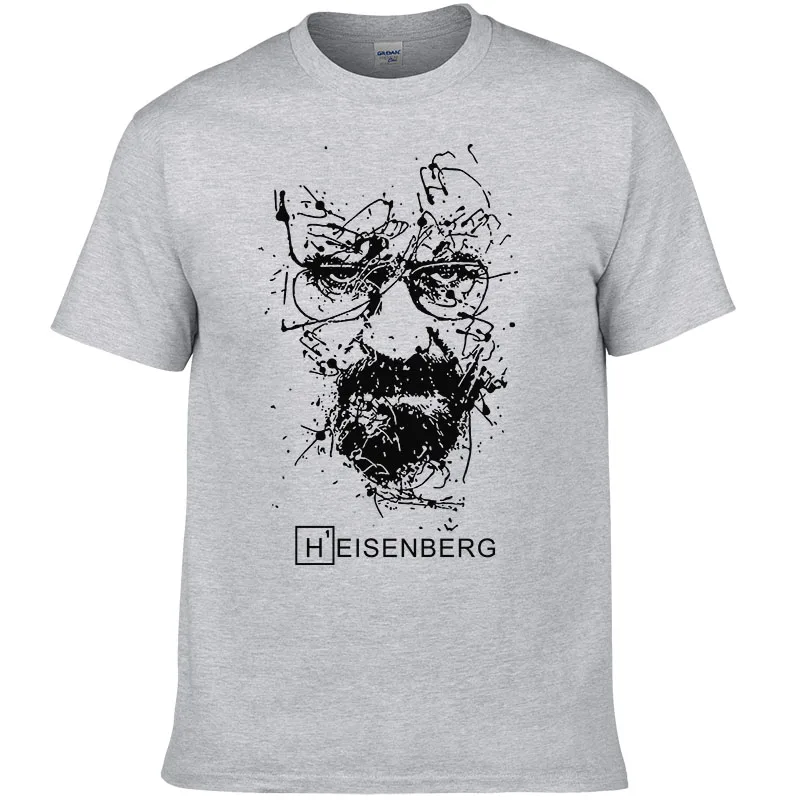 2017 Новая мода Breaking Bad футболки Для мужчин Гейзенберг Camisetas Hombre прохладный