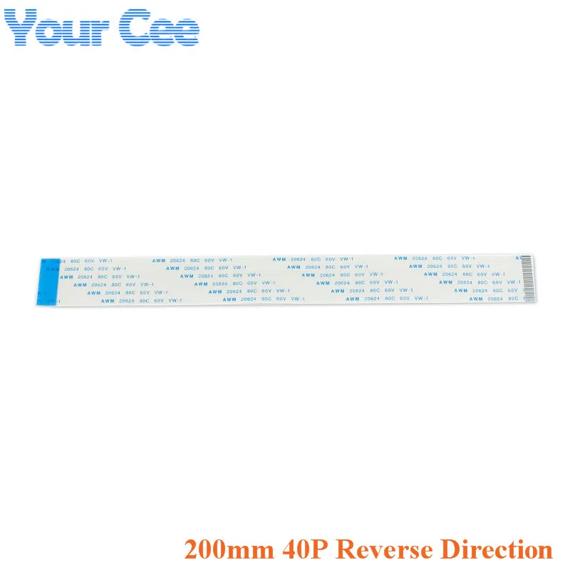 

10 pcs 40 PIN 200MM Length Reverse Direction 0.5mm Pitch FFC FPC TTL Ribbon Flat Cable Flex For Camera Touchpad Mouse Pad