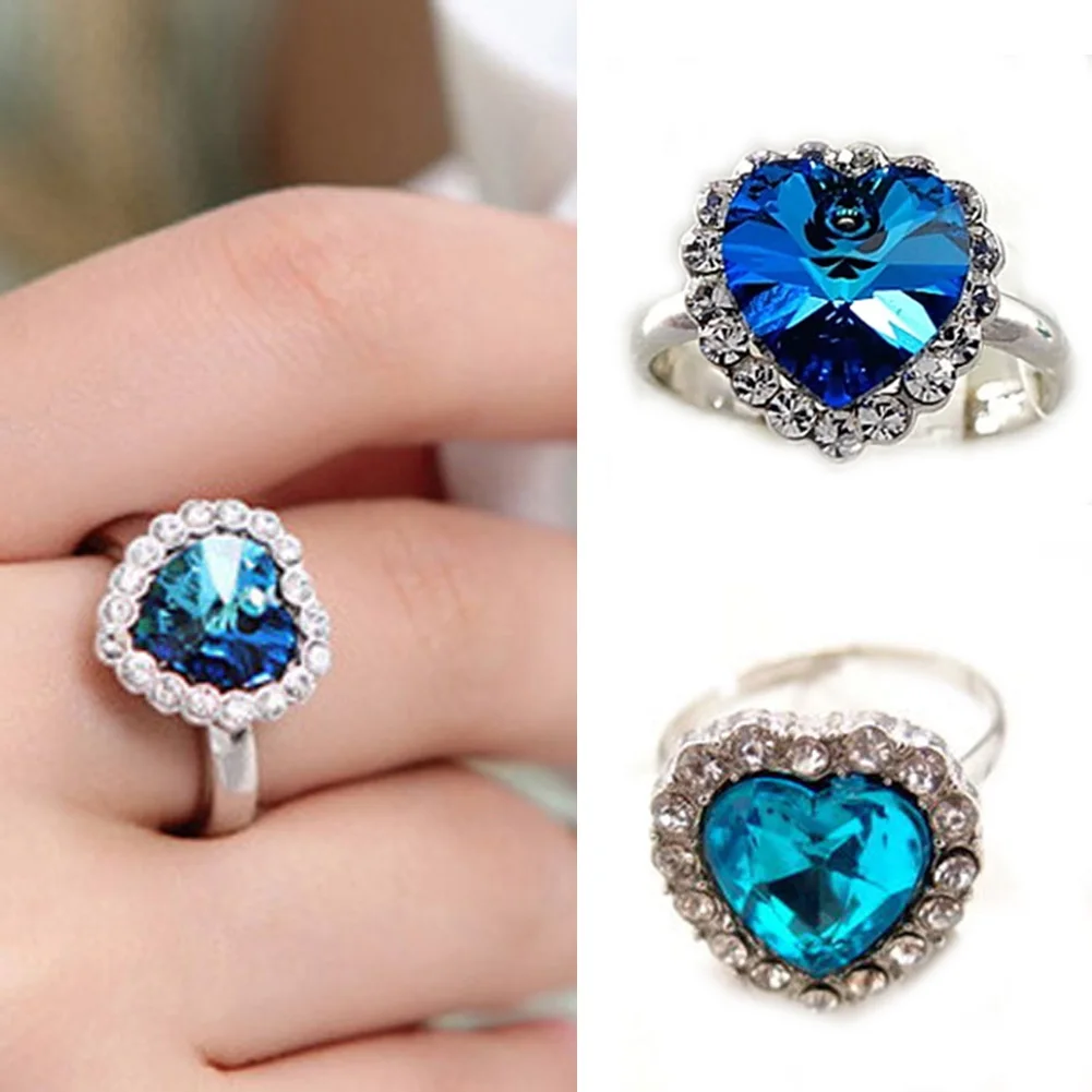 High Quality Fashion Jewelry Titanic Heart Of Ocean Blue&Light Blue