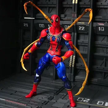 

Super Hero Spider Man model action movable figures toy model dolls cartoon model kids gift collectible F7634