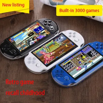 

tetris retro console on thousands of games ACT or AVG classic retro mini handheld game console AV line video game 8G/16G/32G