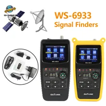 Original Satlink WS-6933 DVB-S2 del Buscador de Satélite FTA C y KU Band Satélite Digital Del Metro Del Buscador con 2.1 Pulgadas de Pantalla LCD