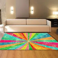 Nody стиль красочный принт современный ковер для гостиной спальни Противоскользящие коврики одеяло Детский игровой коврик моющийся домашний текстиль
