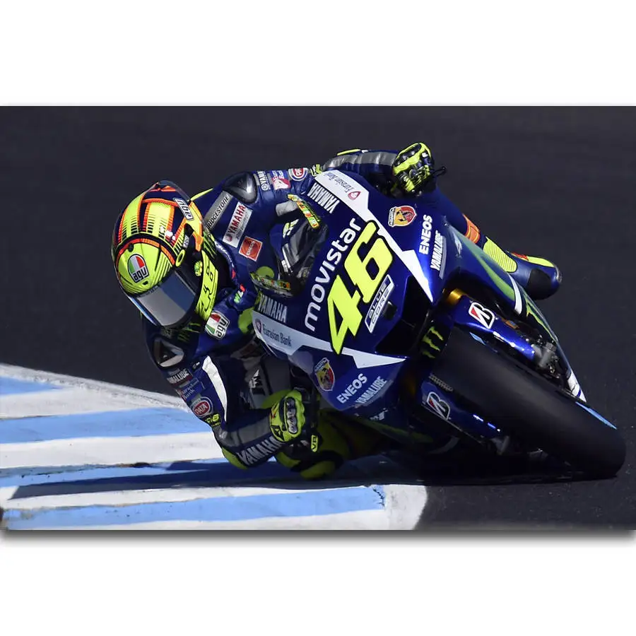 

S722 Valentino Rossi Moto Player Wall Art Painting Print On Silk Canvas Poster Home Decoration