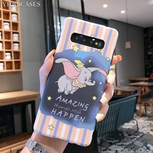 YHBBCASES для samsung Galaxy S10 5G S8 S9 Plus Мультяшные милые мягкие чехлы для samsung Note 10 8 9 Ретро чехол для телефона со слоном