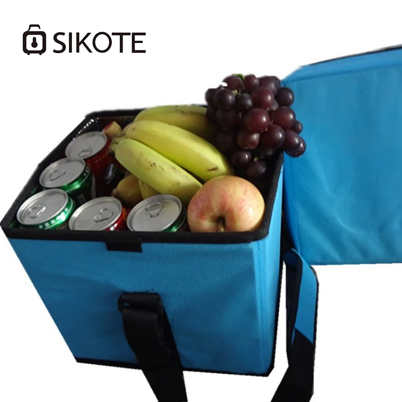 SIKOTE Non-woven Koeler Zakken voor Voedsel Opvouwbare Waterdichte Reizen Opknoping Ice Pack Isolatie Thermische Opbergtas Lunchbox SIKOTE Non-woven Koeler Zakken voor Voedsel Opvouwbare Waterdichte Reizen Opknoping Ice Pack Isolatie Thermische Opbergtas Lunchbox