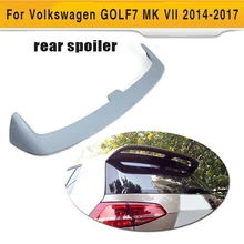 FRP Неокрашенный Серый Праймеры автомобиль крыло спойлер авто магистральные загрузки губ Для VW Гольф VII Mk7 2014up