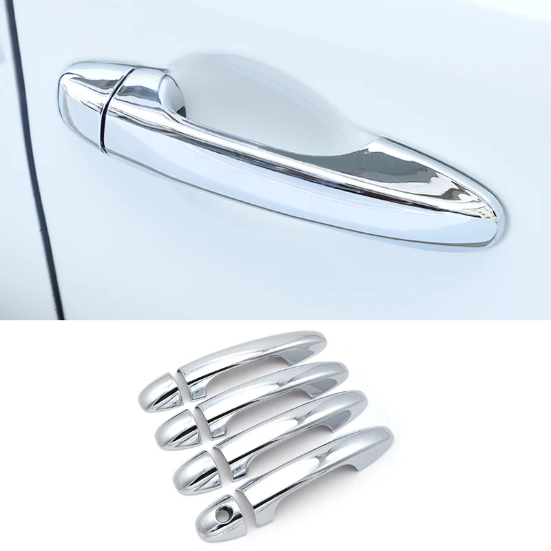 

For Toyota Hilux Revo 2015 2016 2017 Chrome Door Handle Cover Trim Cap Catch Molding Garnish Overlay Protector Styling