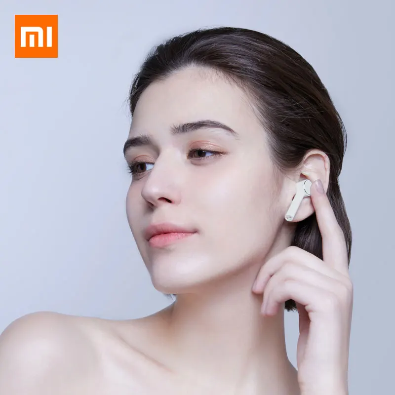 Xiaomi беспроводные наушники Air/AirDots Молодежная версия/Redmi AirDots Bluetooth 5,0 гарнитура микрофон сенсорное управление стерео