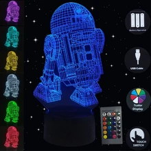 3D лампа, ночник, светодиодный светильник, USB светодиодный светильник, настольная лампа, декор для спальни, ночник, подарок на день рождения, Рождество