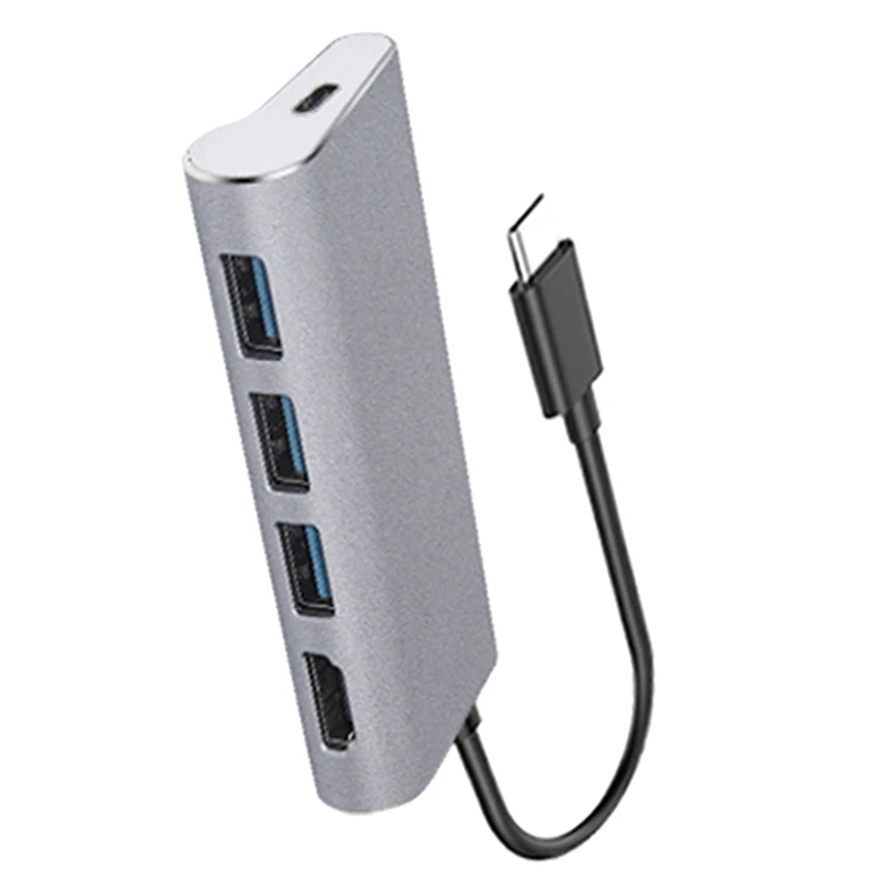 

Type-C Hub Hub 3.0 Hub (3-Port Usb3.0) + Hdmi 4K+Pd Charging