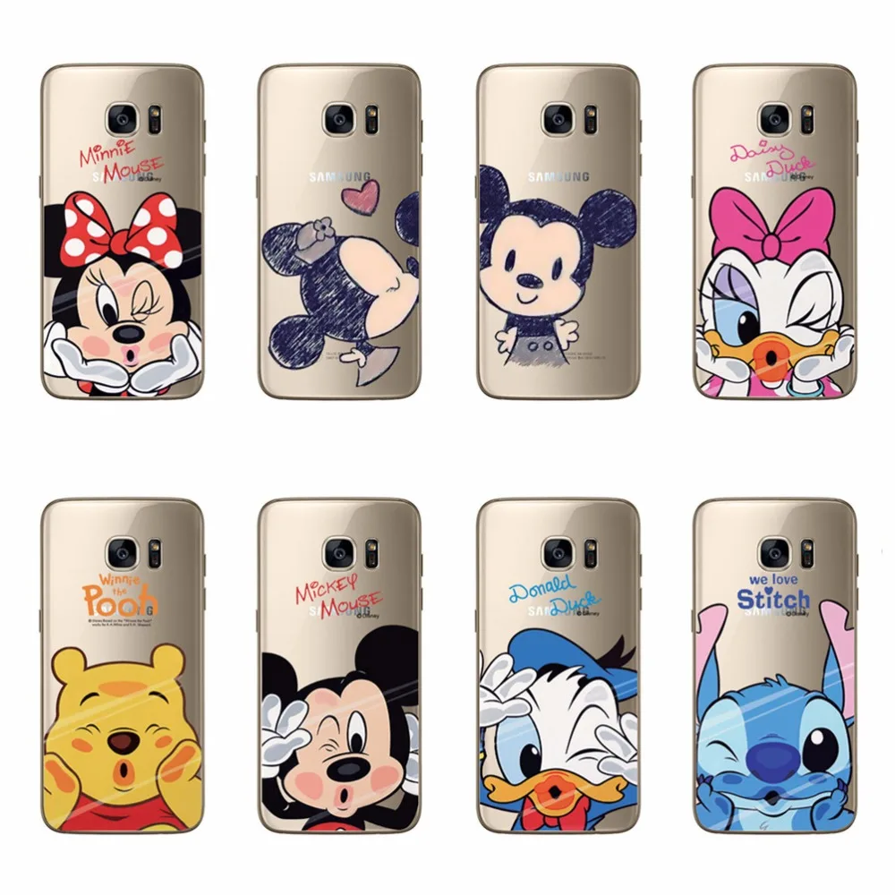 Mickey Minnie Donald Daisy Duck Pooh Cartoon Case Covers