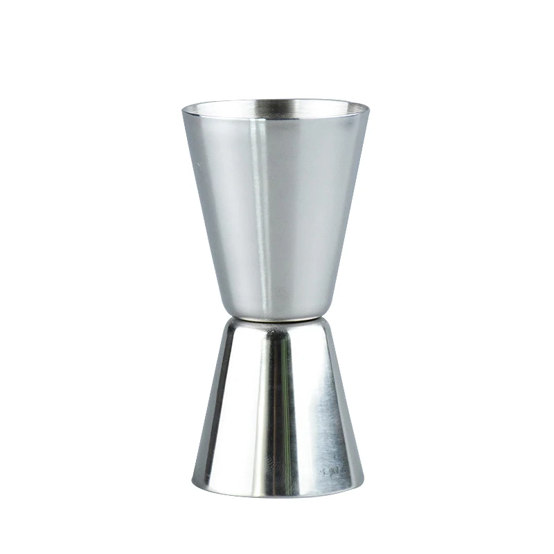 1pc Stainless Steel Double Side Jigger Cup Short Drink Spirit Measure Cup Liquor Measuring Tool For Barware