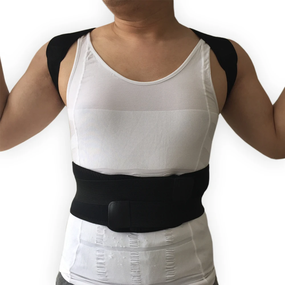 Ortopédico Corset Voltar Postura Corrector Ombro Suporte