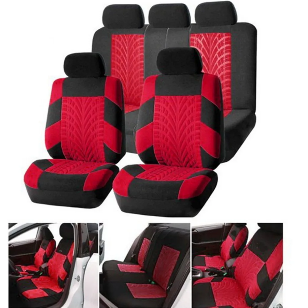 Универсальный 9 шт./компл. автомобиля чехлы на сиденья авто-Стайлинг моющиеся 3D воздушная сетка ткань защитная подушка соединение автомобильные подушки