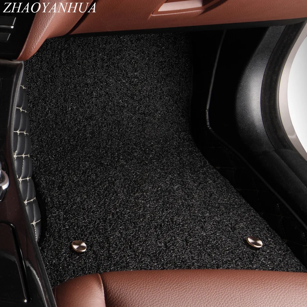 

ZHAOYANHUA car floor mats for Mazda 2 3 Axela 6 8 5D CX5 CX-5 CX7 5D full cover foot case car-styling carpet anti slip liners