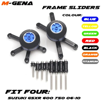 

Motorcycle CNC Aluminum Falling Protection Frame Sliders Crash Protector For GSXR600 GSXR750 K6 K8 GSXR 600 750 2006-2010