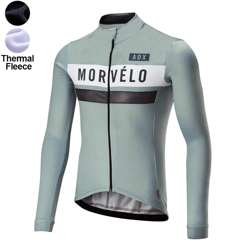 morvelo, Зимняя Теплая Флисовая велосипедная футболка, Мужская одежда, куртка с длинным рукавом, MTB, Майо, Ropa Ciclismo, Hombre Ciclismo - Цвет: Pic Color5