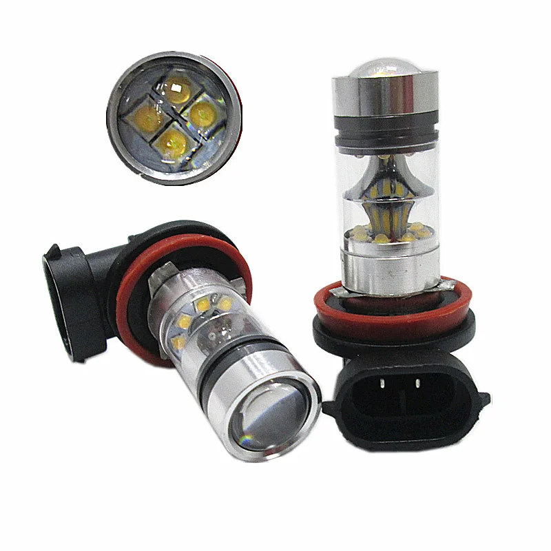 2 шт. автомобильные светодиодсветодиодный лампы высокой мощности H8 H11 100 Вт|led