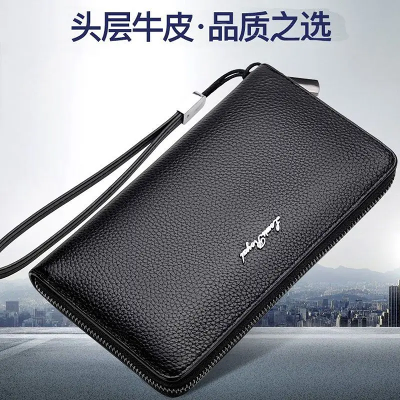 

Leather Handbag with Buffalo Head Layer Cowskin Wallet Handbag for Recreation and Multi-function Handbag Direct Selling