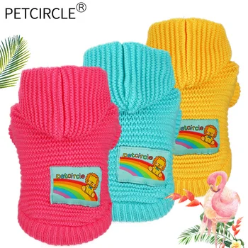 

PETCIRCLE Pet Sweater Warm Winter Dog Clothes For Small Dogs Chihuahua Puppy Outfit For Fashion Coat Yorkie Hoodie