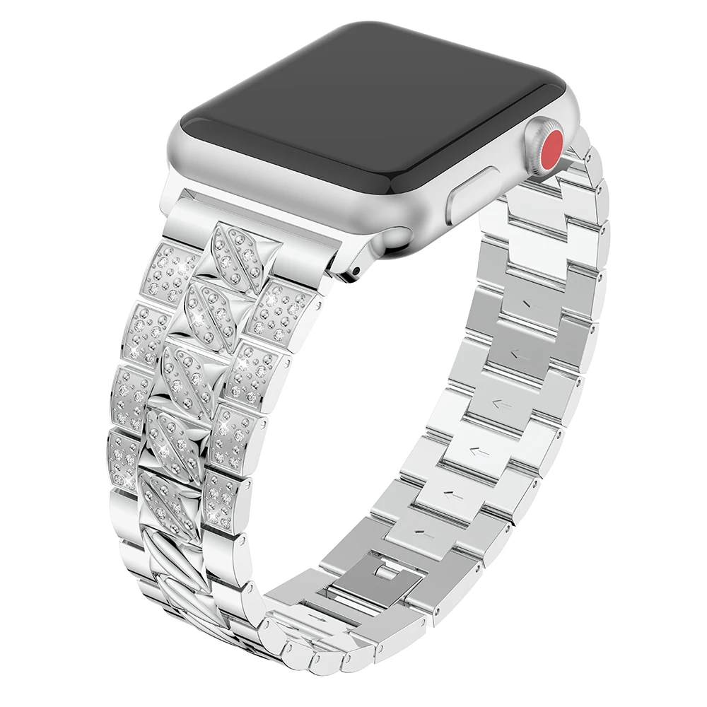 Ремешок для часов для Apple watch 38 мм 42 мм сменный модный браслет из нержавеющей стали для iWatch серии 1 2 3 4