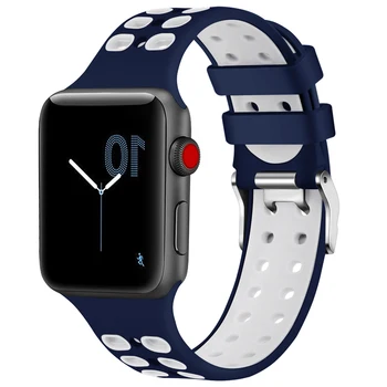 

Sport Silicone For Apple Watch band Strap Iwatch Series 3/2/1 42mm 38mm Bracelet Rubber Wristbands Watchband Accessories