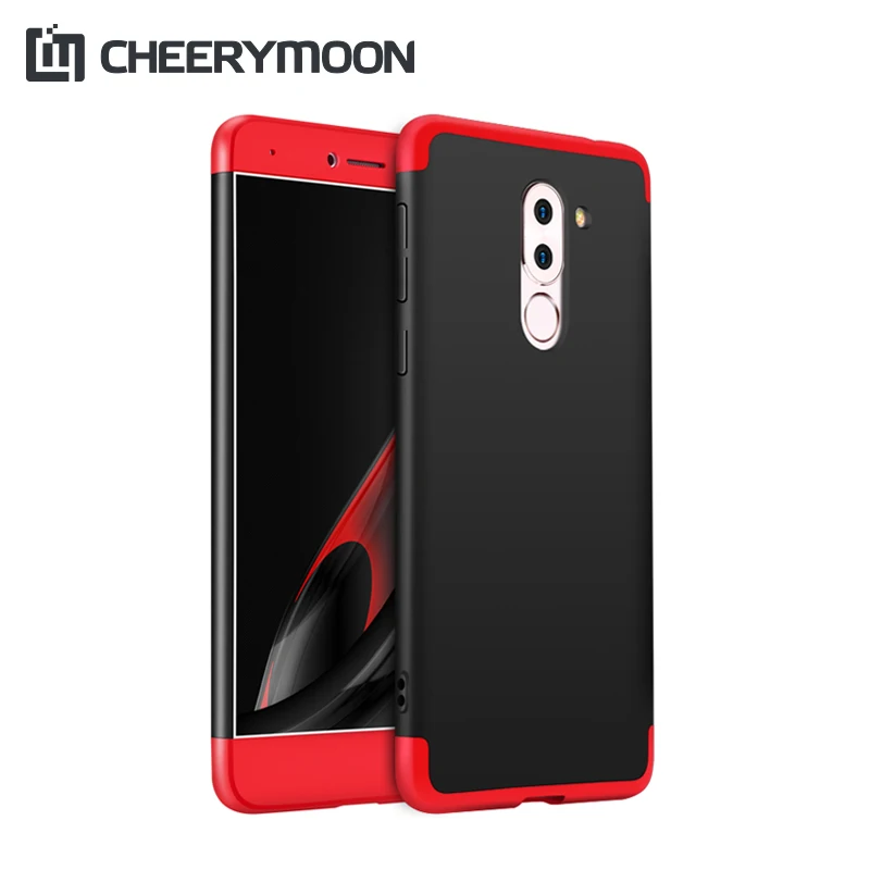 CHEERYMOON Three-Section Full Protection For Huawei Honor 6X 6 x 5.5" Matte Shell Scrub Hard Case Back Cover Mobile Protective