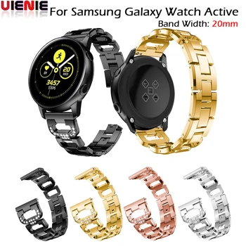 

Replacement watchband For Samsung Galaxy Watch 42mm 20MM stainless steel smart wristbands For Samsung Galaxy Watch Active 2 Band