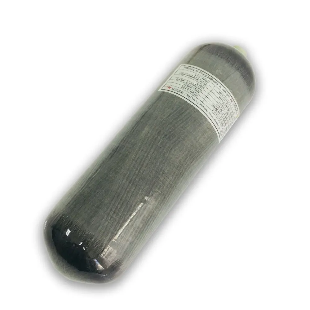 AC168 Hot 6.8LCE 4500psi High Pressure Carbon Fiber Tank/Paintball Tank/SCUBA Tank For Rifle Compressed Air Airforce Pcp Acecare