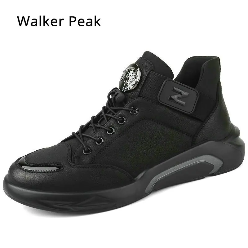 Mens Sneakers Casual Shoes Autumn Genuine Leather Shoes mens Lace Up Flats Fashion Male Footwear New designer Shoes for Men 2018 Mens Sneakers Casual Shoes Autumn Genuine Leather Shoes mens Lace Up Flats Fashion Male Footwear New designer Shoes for Men 2018