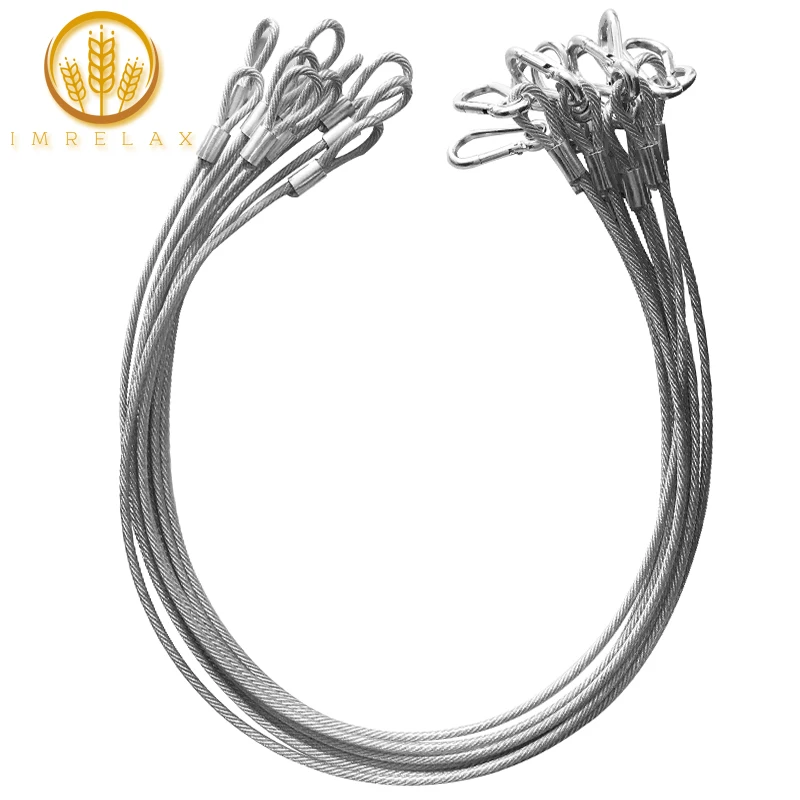 IMRELAX 10pcs Stage Light Safety Cables Beam Moving Head Durable Steel