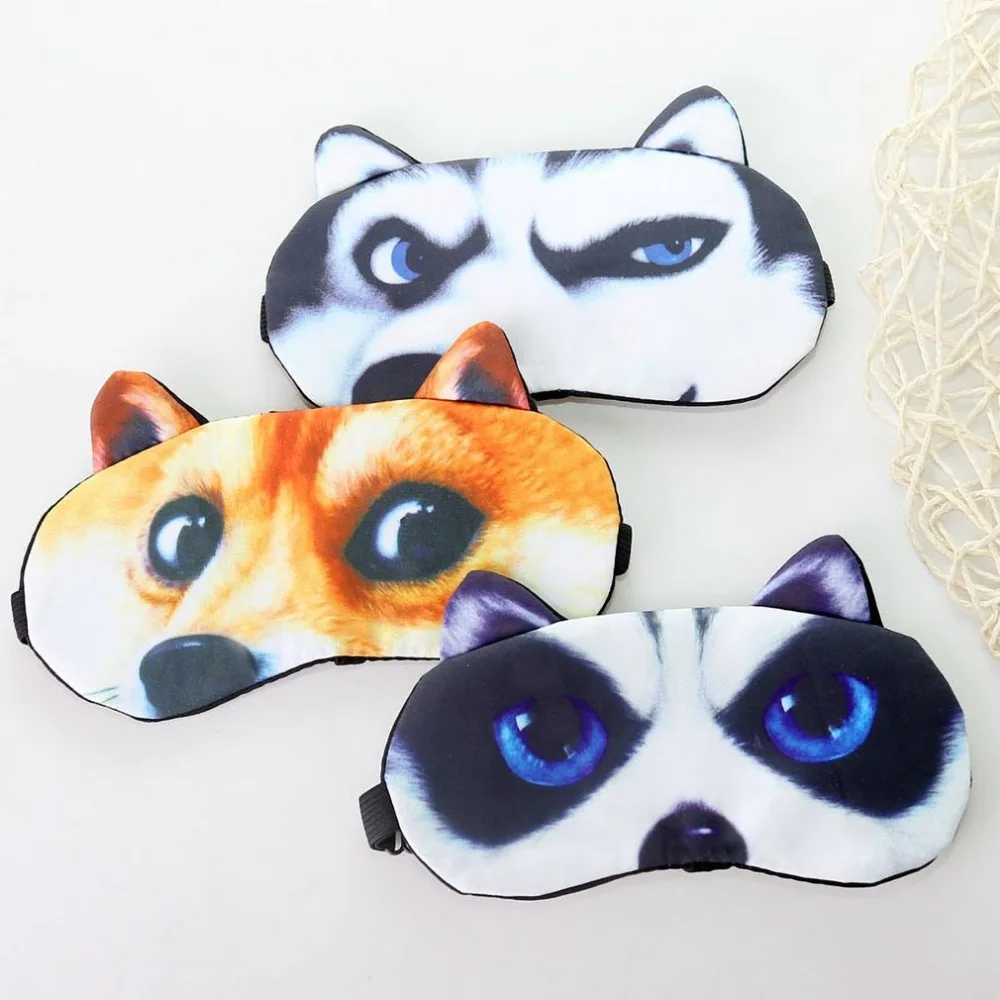 

New Eye Mask Creative 3D Cartoon Animal Sleep Ice Bag Blackout Eye Protection Eye Mask For Men And Women Students