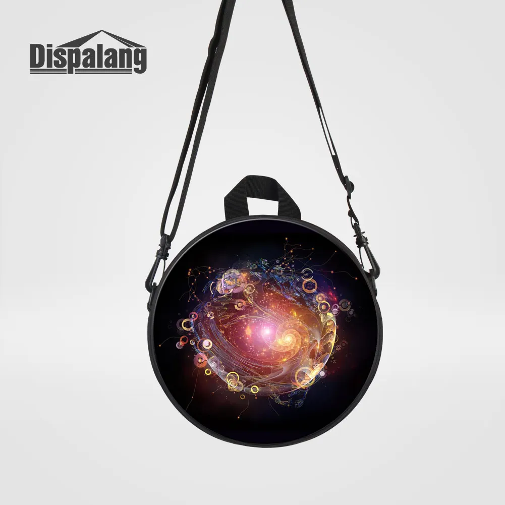 

Dispalang Kids Fashion Round Messenger Bags For School Unique Dream Design Cross Body Schoolbags For Kindergarten Child Circular