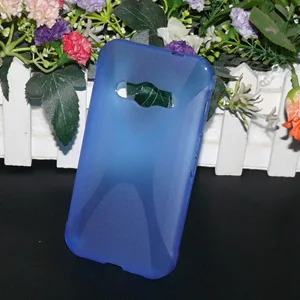 No fingerprints high quality Silicon X line Case for samsung xcover 3