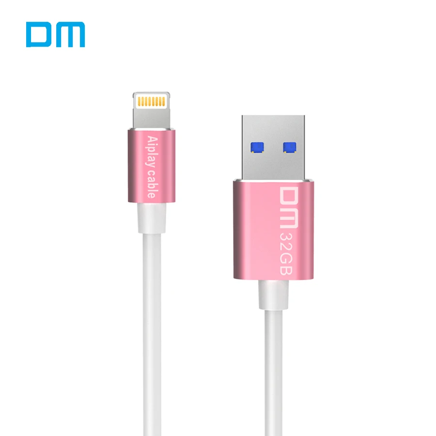 DM APD009 MFI usb flash drive and Cable 2 in 1 for Iphone