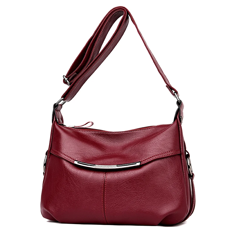Известная классика, женская сумка, высокое качество, кожа, с клапаном, через плечо, сумки через плечо, дизайнерские, Роскошные, брендовые, маленькие, дамские сумки, Sac - Цвет: Red