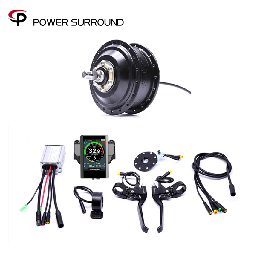 

Waterproof Color display 36v250w Bafang Front/rear Electric Bike Conversion Kit Brushless Hub Motors Motor Wheel Ebike System