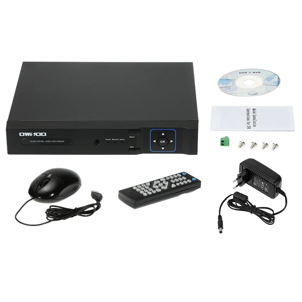 Owsoo 4ch ahd dvr рекордер видеонаблюдения видеорегистратор h.264 p2p облако 4 Канала
