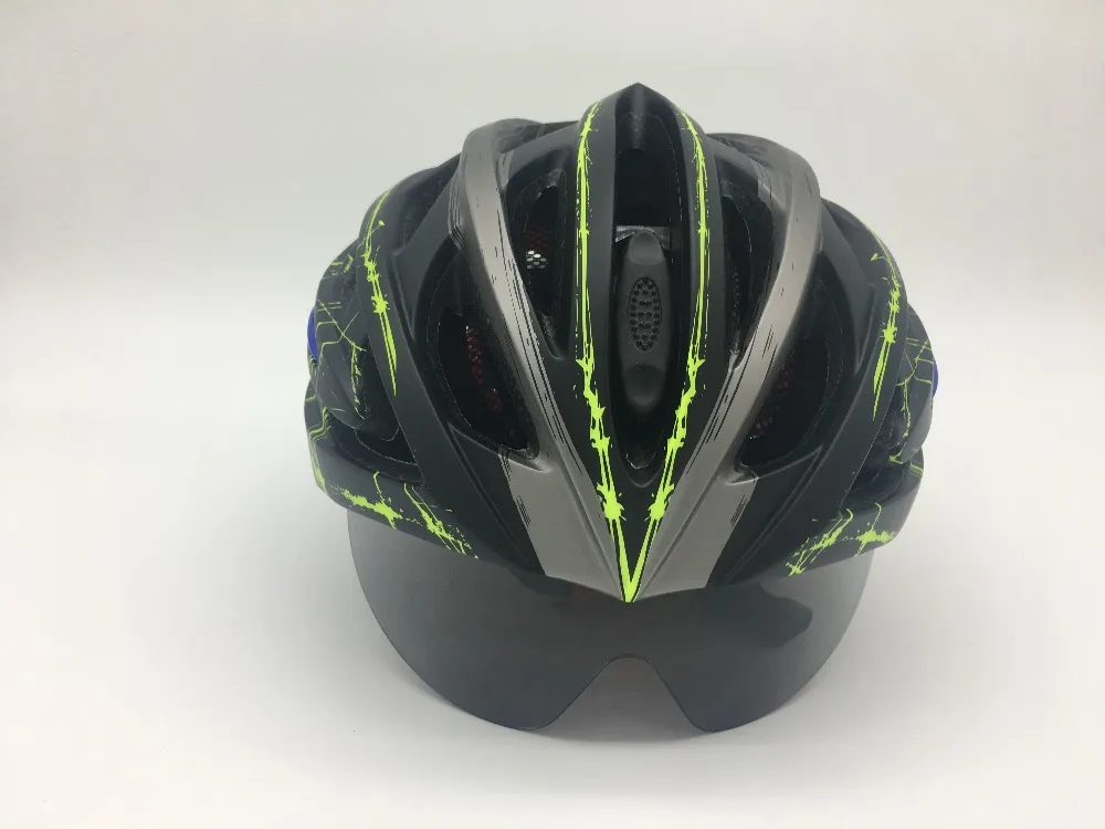 FASTERWAY сине зеленый цвет для MTB и дорожного велосипеда с 3 линзами Сверхлегкий