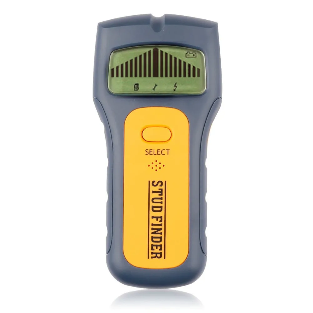 3 in 1 LCD Stud Wood Wall Center Finder Scanner Metal AC Live Wire Detector Beep